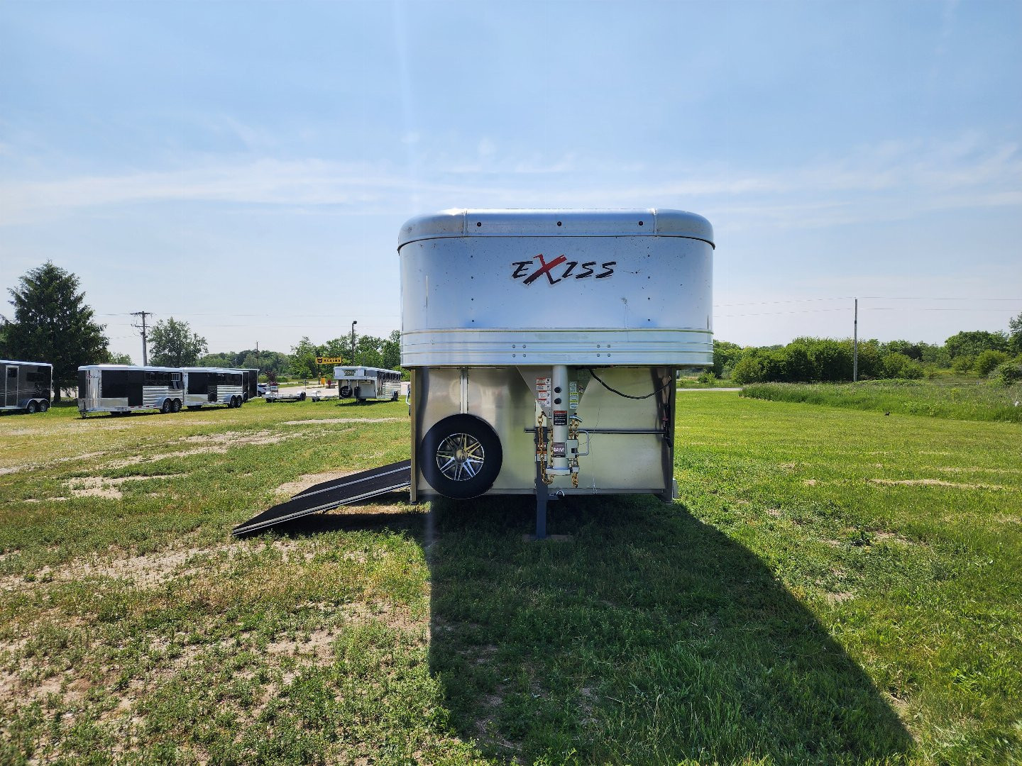 New 2025 Exiss Custom Stock STC 6 Pen / Stock Combo Trailer
