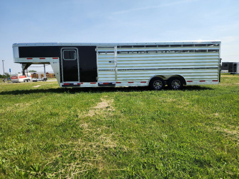 New 2025 Exiss Custom Stock STC 6 Pen / Stock Combo Trailer