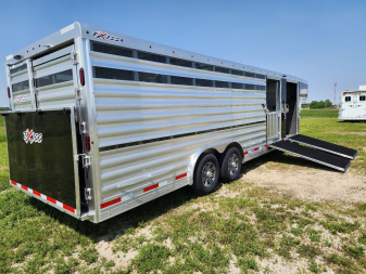 New 2025 Exiss Custom Stock STC 6 Pen / Stock Combo Trailer