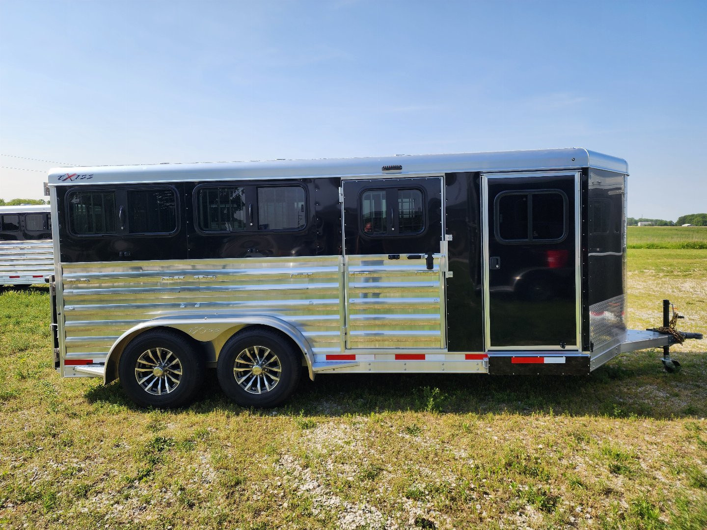 New 2026 Exiss Trailers Exhibitor 716W BP Stock / Stock Combo Trailer