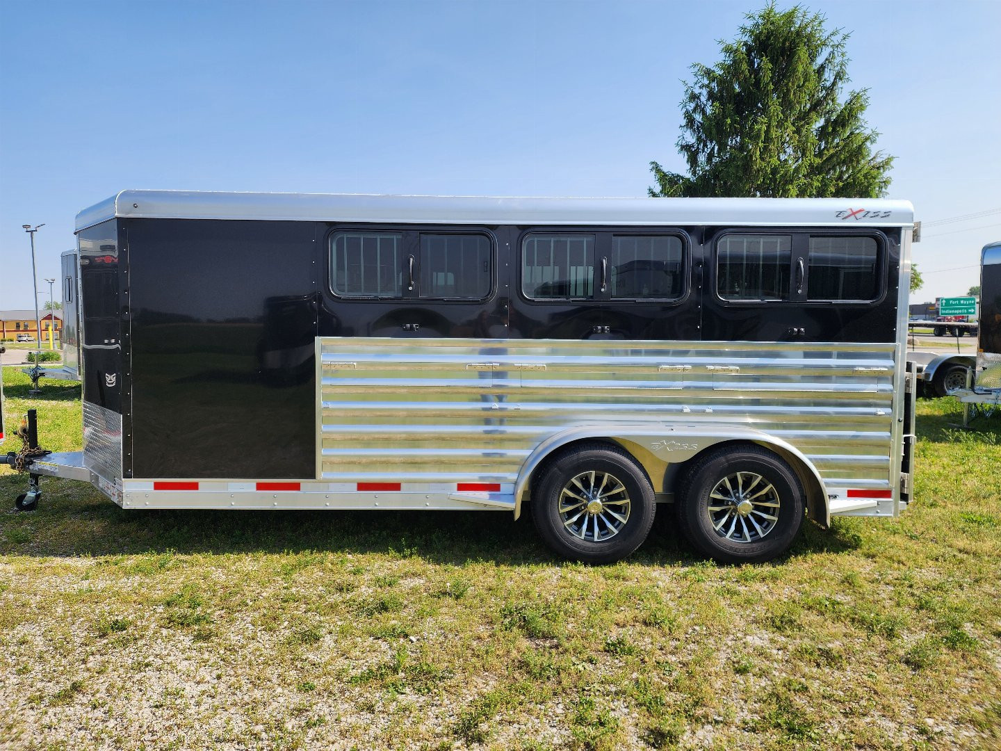 New 2026 Exiss Trailers Exhibitor 716W BP Stock / Stock Combo Trailer