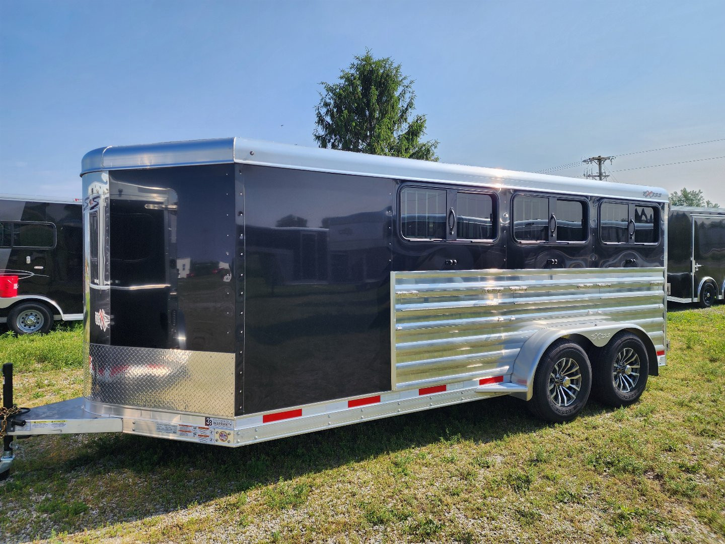New 2026 Exiss Trailers Exhibitor 716W BP Stock / Stock Combo Trailer