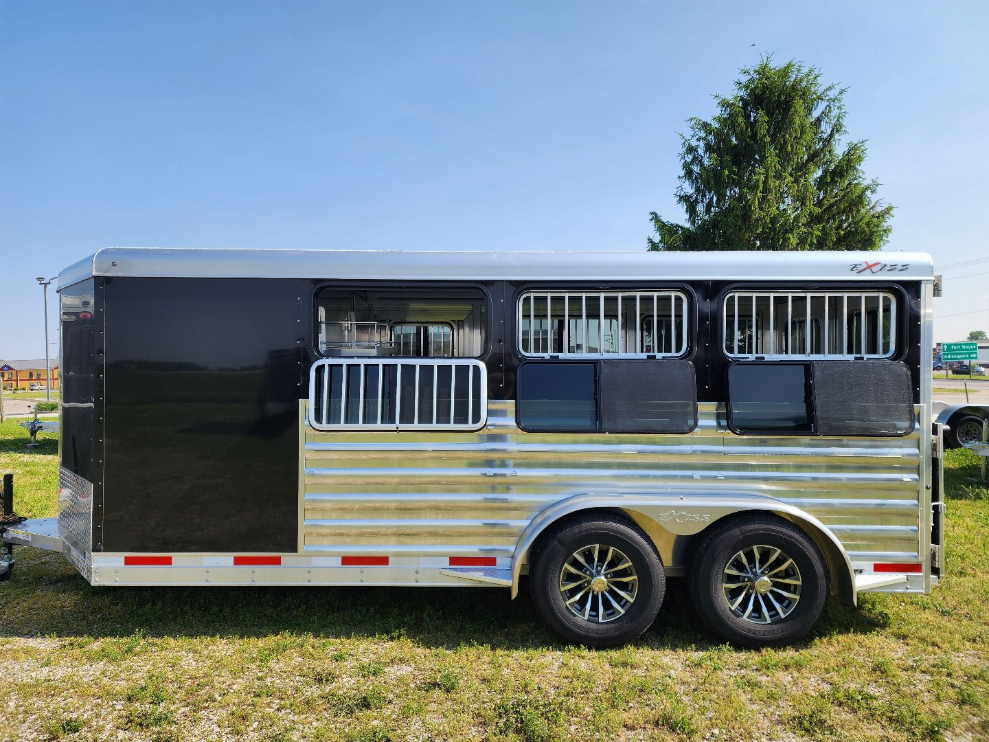 New 2026 Exiss Trailers Exhibitor 716W BP Stock / Stock Combo Trailer