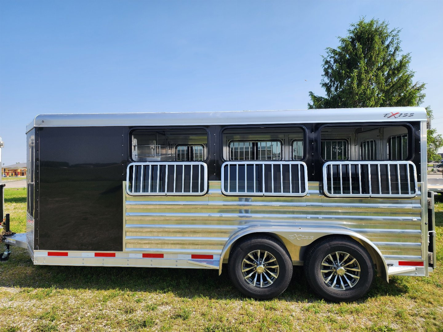 New 2026 Exiss Trailers Exhibitor 716W BP Stock / Stock Combo Trailer