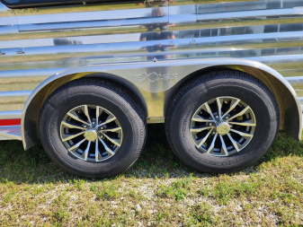 New 2026 Exiss Trailers Exhibitor 716W BP Stock / Stock Combo Trailer