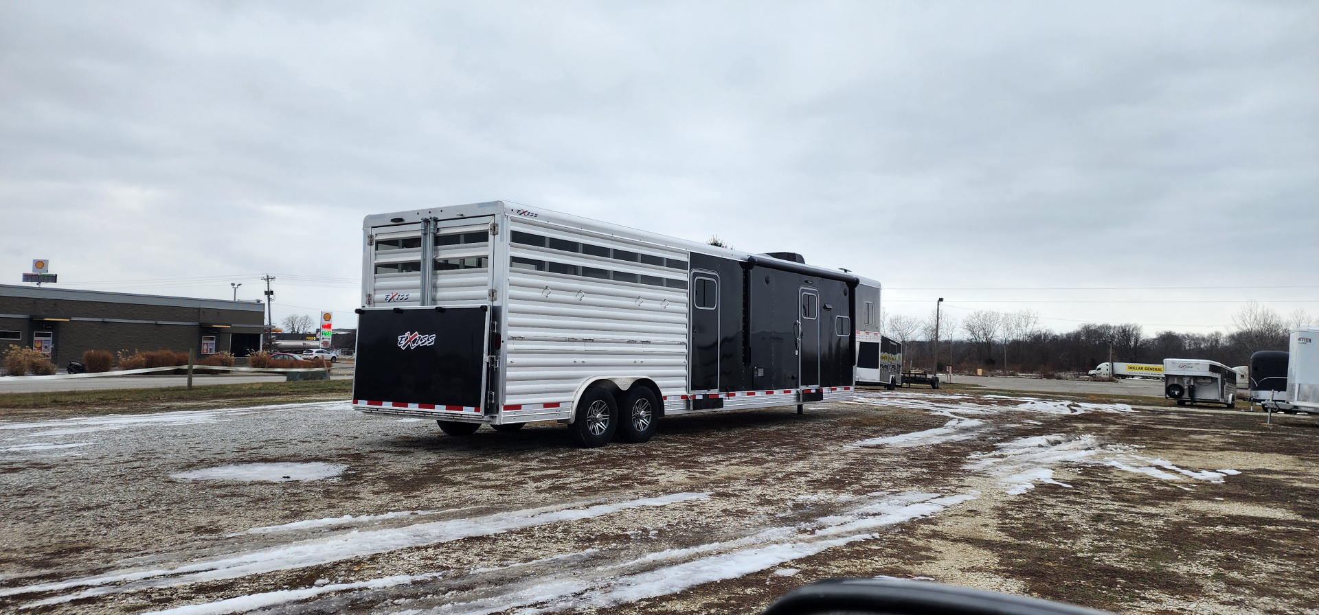 New 2025 Exiss Trailers STC 8032LQ Stock / Stock Combo Trailer