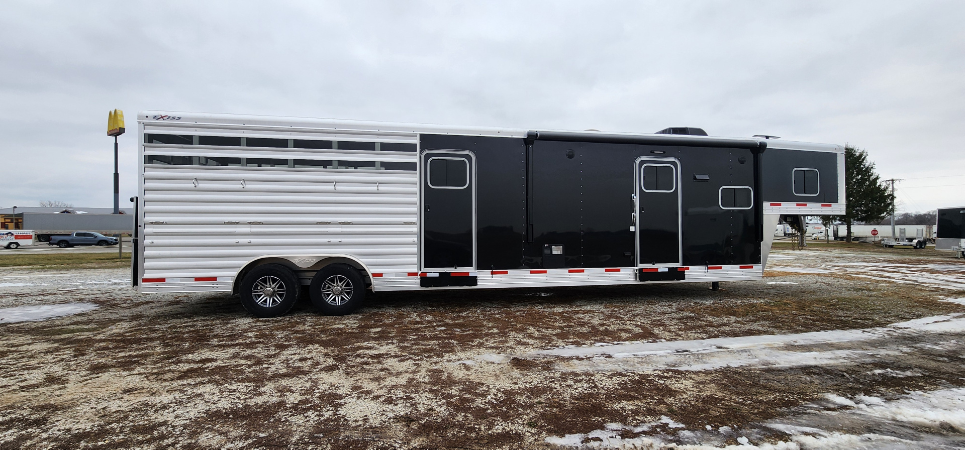 New 2025 Exiss Trailers STC 8032LQ Stock / Stock Combo Trailer