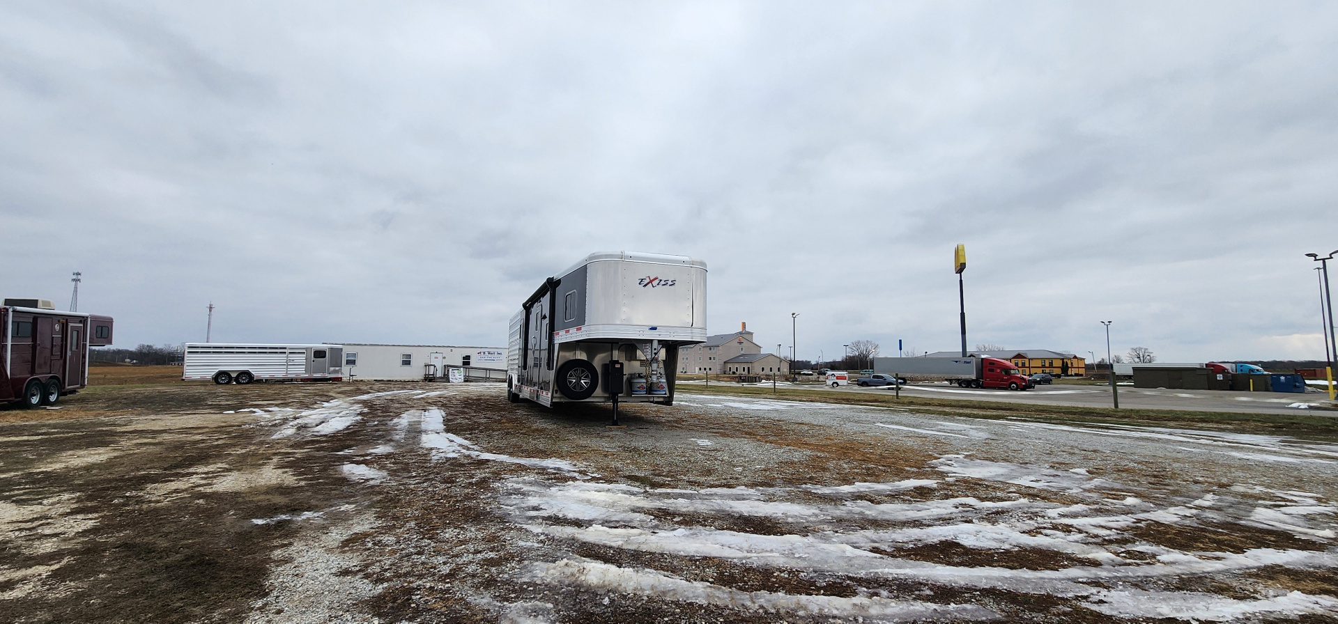 New 2025 Exiss Trailers STC 8032LQ Stock / Stock Combo Trailer