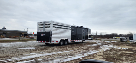 New 2025 Exiss Trailers STC 8032LQ Stock / Stock Combo Trailer