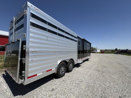 New 2025 Exiss Trailers STC 8032LQ Stock / Stock Combo Trailer