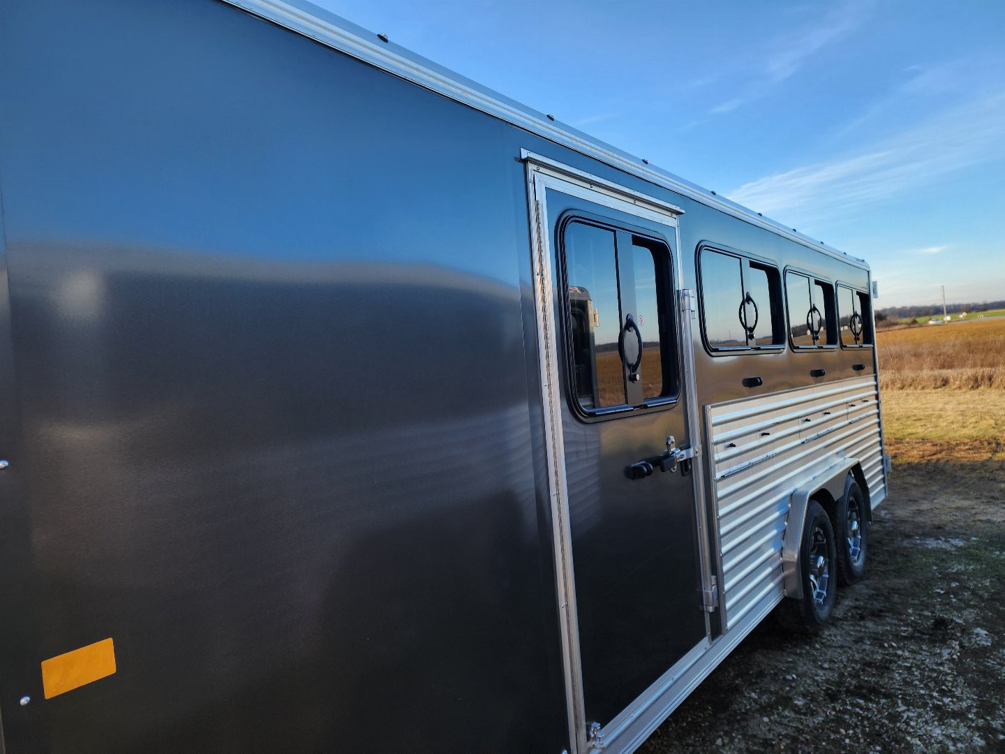 New 2026 Frontier Low Pro DDFW 8 Pen/ Stock Combo Trailer