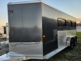 New 2026 FrontierLow Pro 6 Pen/ Stock Combo Trailer