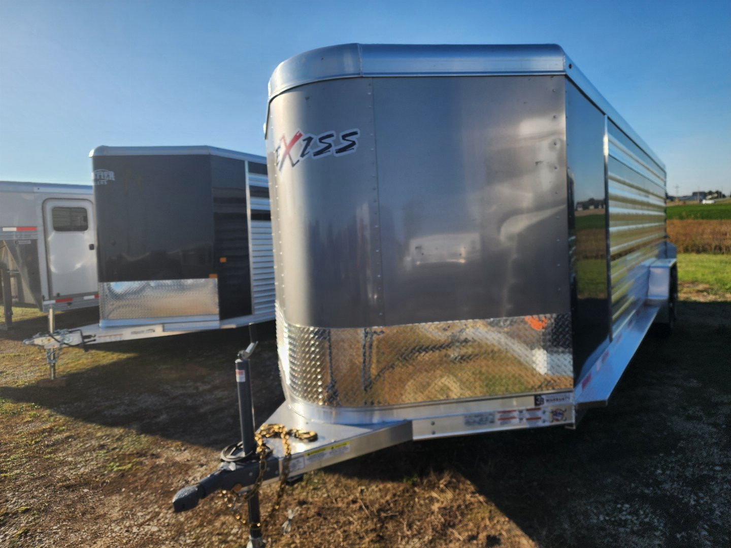 New 2025 Exiss STC 722 4 Pen / Stock Combo B/P Trailer