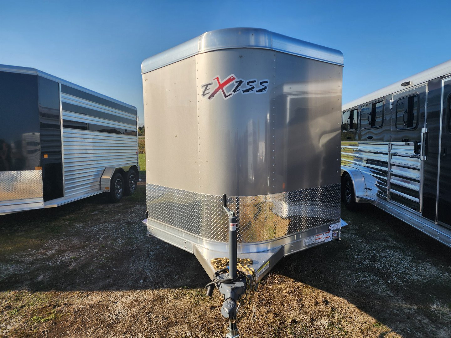 New 2025 Exiss STC 722 4 Pen / Stock Combo B/P Trailer