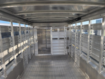 New 2025 Exiss STC 722 4 Pen / Stock Combo B/P Trailer