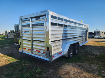 New 2025 Exiss STC 722 4 Pen / Stock Combo B/P Trailer