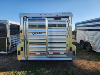 New 2025 Exiss STC 722 4 Pen / Stock Combo B/P Trailer