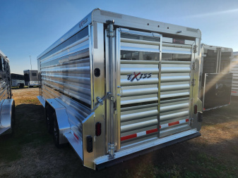 New 2025 Exiss STC 722 4 Pen / Stock Combo B/P Trailer