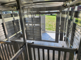 New 2025 Exiss STC 722 4 Pen / Stock Combo B/P Trailer