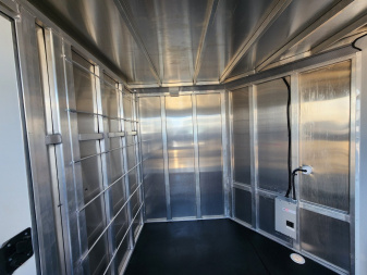 New 2025 Frontier Stock Low Pro 7x16 6 Pen / Stock Combo Trailer