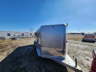 New 2025 Frontier Stock Low Pro 7x16 6 Pen / Stock Combo Trailer