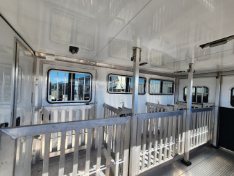 New 2025 Frontier Stock Low Pro 7x16 6 Pen / Stock Combo Trailer