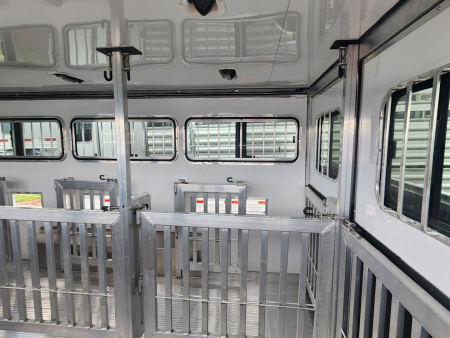 New 2026 Frontier Stock Low Pro 820 DDFW 8 Pen/ Stock Combo Trailer