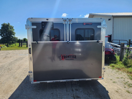 New 2026 Frontier Stock Low Pro 820 DDFW 8 Pen/ Stock Combo Trailer
