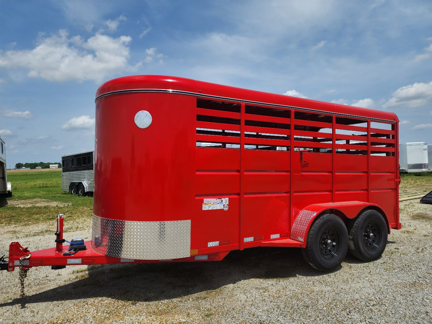 New 2024 Delco 6 x16 Stock Combo Bumper PullTrailer (NO TRADE)