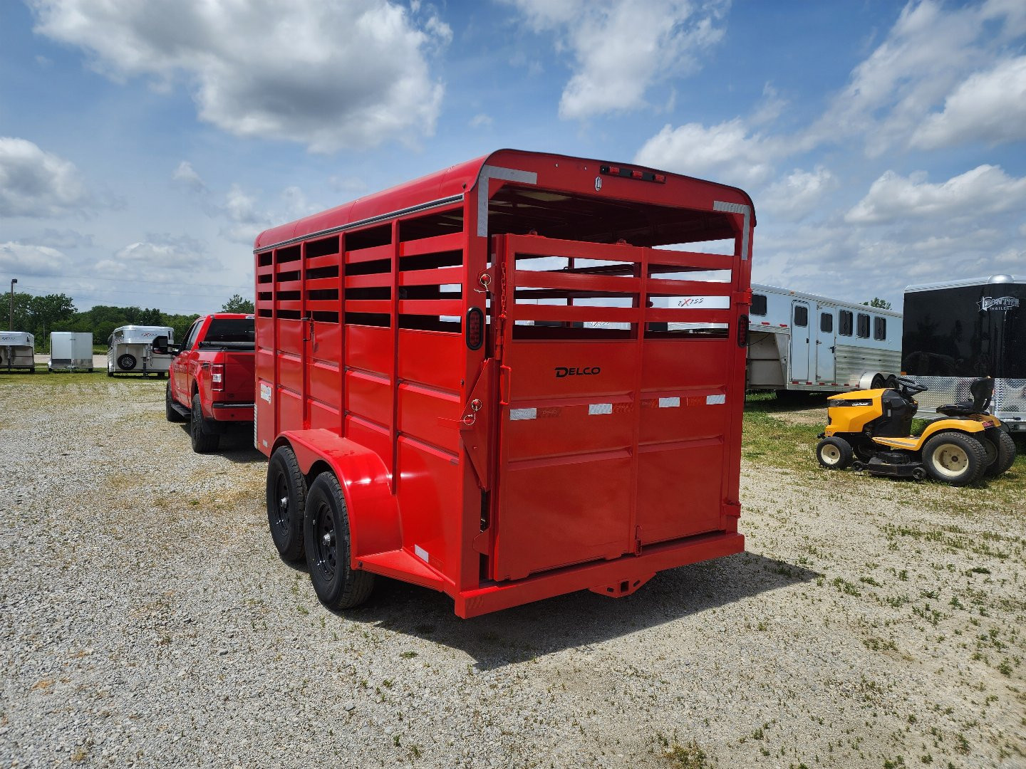 New 2024 Delco 6 x16 Stock Combo Bumper PullTrailer (NO TRADE)
