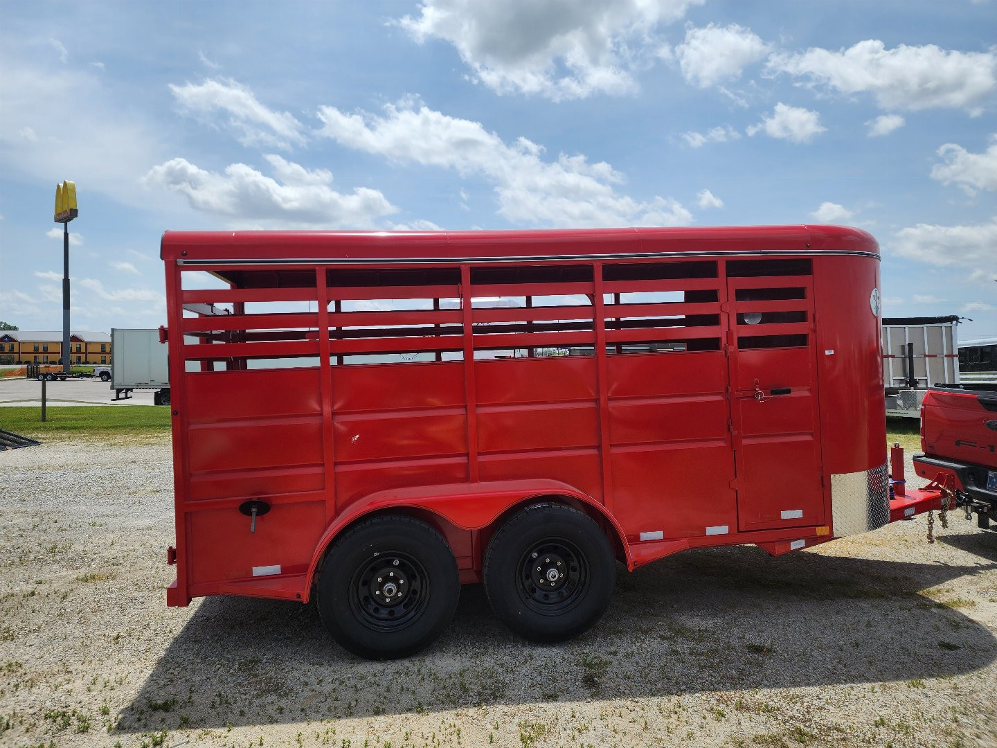 New 2024 Delco 6 x16 Stock Combo Bumper PullTrailer (NO TRADE)