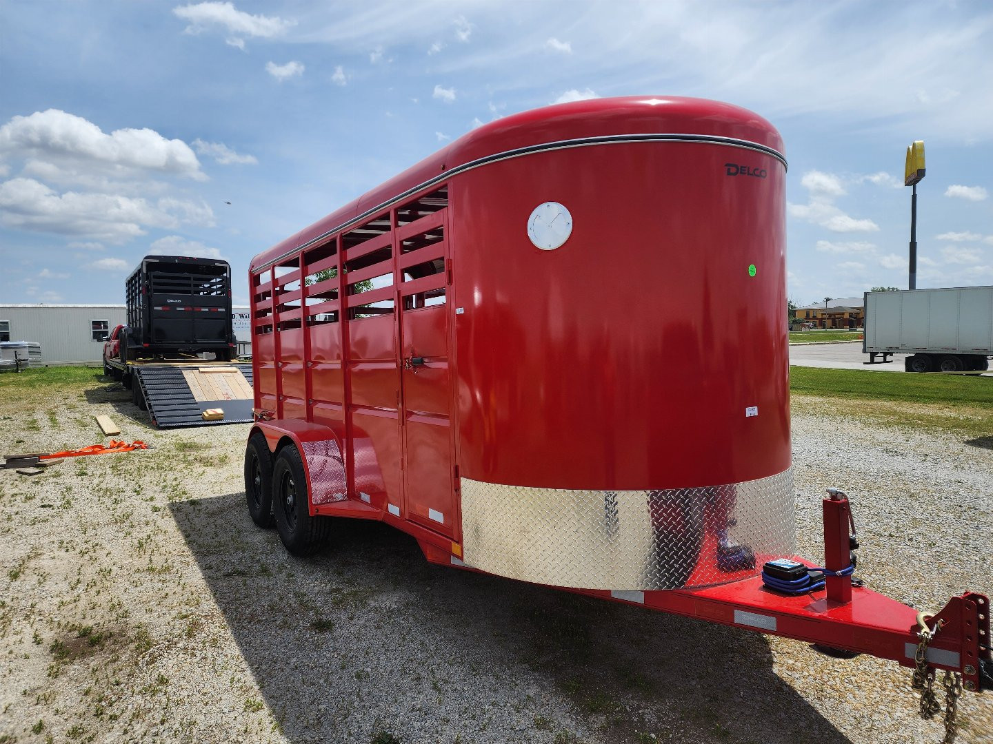 New 2024 Delco 6 x16 Stock Combo Bumper PullTrailer (NO TRADE)