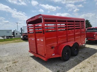 New 2024 Delco 6 x16 Stock Combo Bumper PullTrailer (NO TRADE)