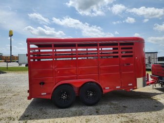 New 2024 Delco 6 x16 Stock Combo Bumper PullTrailer (NO TRADE)