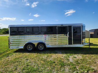 New 2024 Exiss Exhibitor 720W 8 Pen / Stock Combo Trailer