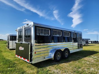 New 2024 Exiss Exhibitor 720W 8 Pen / Stock Combo Trailer