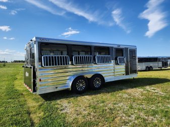 New 2024 Exiss Exhibitor 720W 8 Pen / Stock Combo Trailer