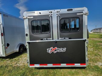 New 2024 Exiss Exhibitor 720W 8 Pen / Stock Combo Trailer