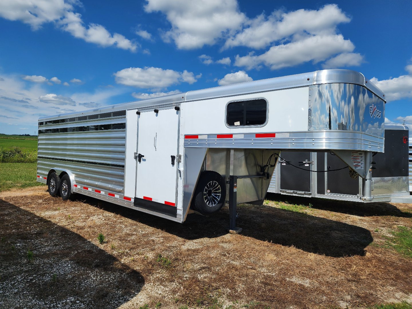 New 2026 Exiss Custom Stock STC 8024 4 Pen/ Stock Combo Trailer