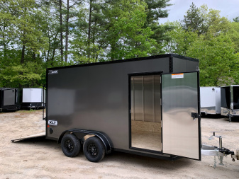 New 2025 High Country 7.4x14 + 18  V-Nose/ XLT Aluminum trailer / 7'6  interior/ UTV Package/ Torsion Axles- 7000GVW