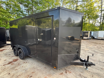 New 2025 Spartan 7X16 +2ft V-nose/7' interior height / .030 Exterior/ Blackout Package - 7000GVW