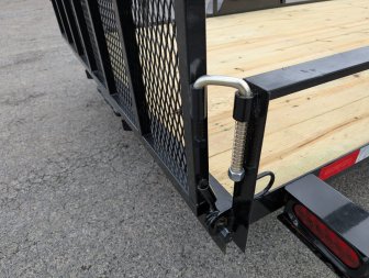 New 2025 Triple Crown 76"X14' Single Axle Utility Trailer
