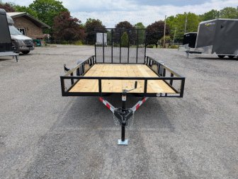 New 2025 Triple Crown 76 X12' Single Axle Utility Trailer
