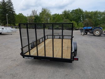 New 2025 Triple Crown 76"X12' Single Axle Utility Trailer