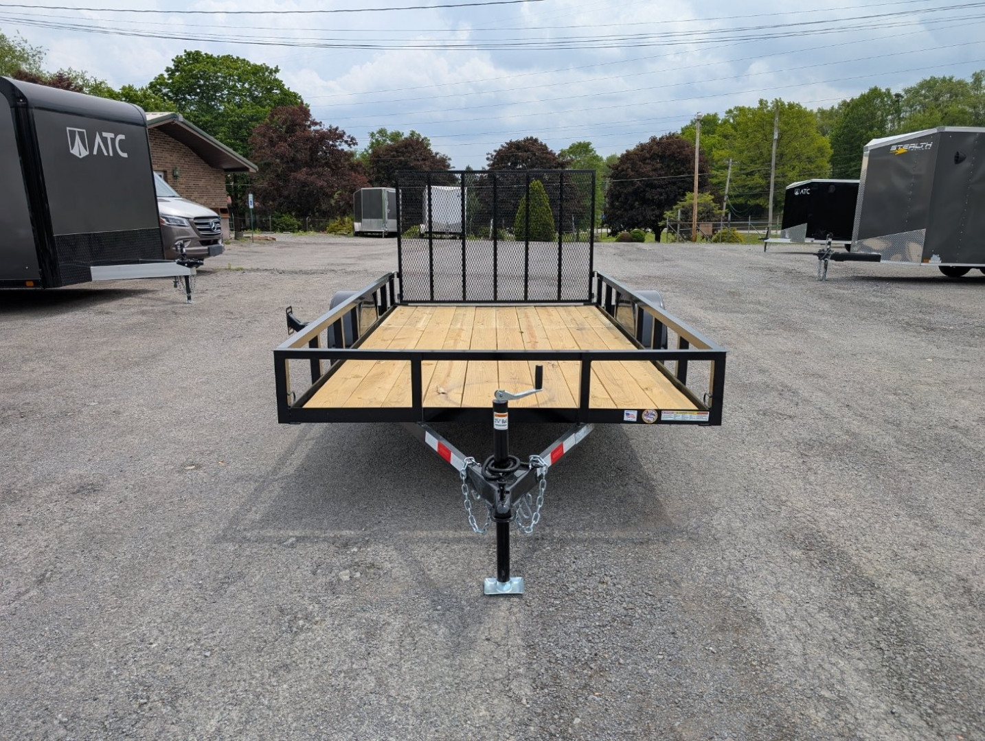 New 2025 Triple Crown 76"X12' Single Axle Utility Trailer