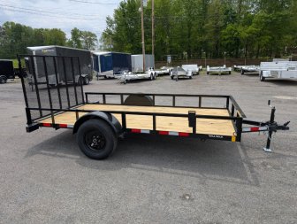 New 2025 Triple Crown 76"X12' Single Axle Utility Trailer