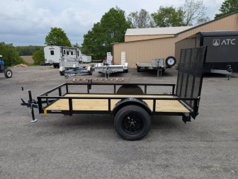 New 2025 Triple Crown 5X10 Single Axle Utility Trailer