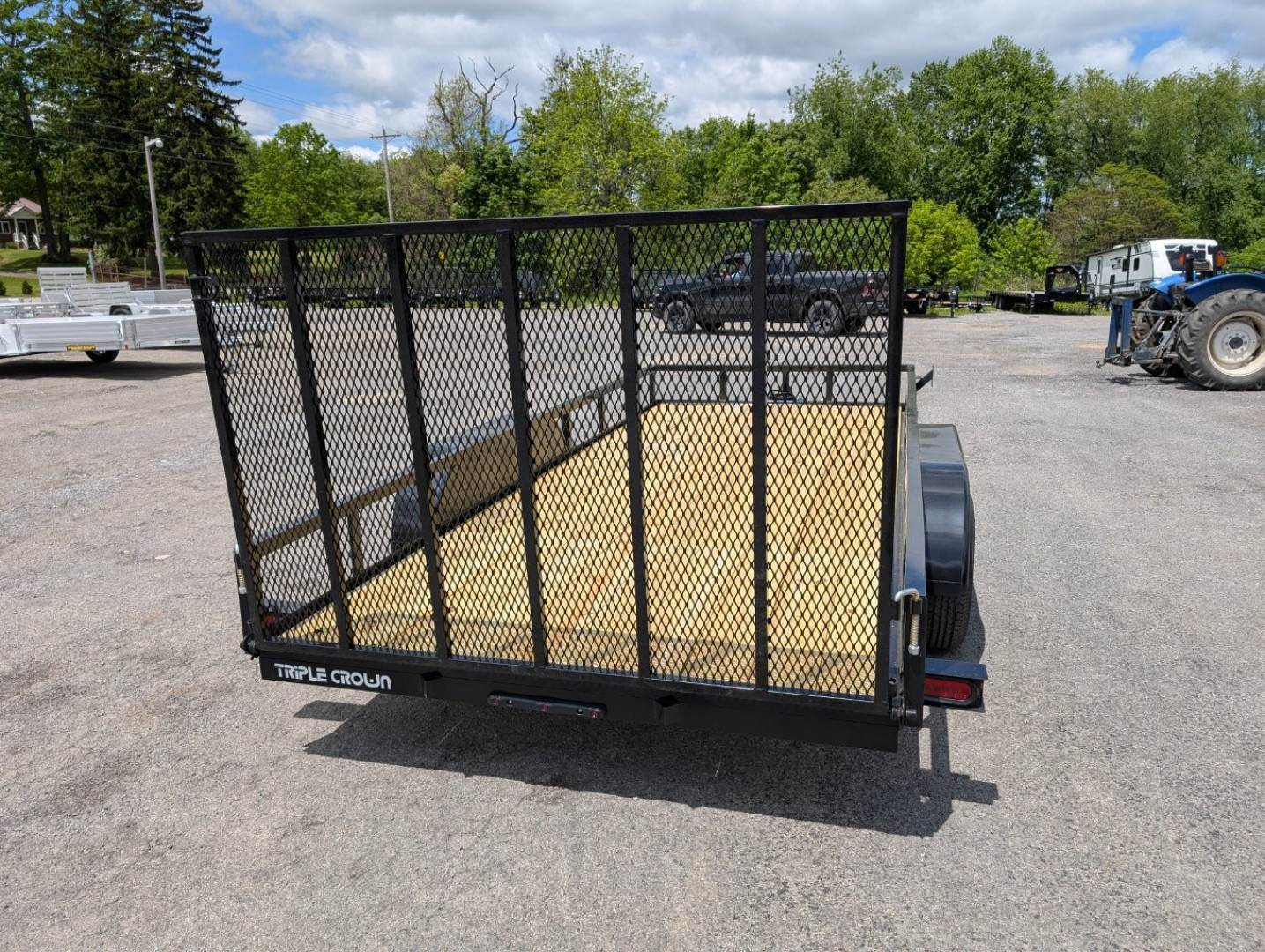 New 2025 Triple Crown 76"X16' 7K Tandem Utility Trailer
