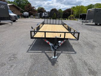 New 2025 Triple Crown 76 X16' 7K Tandem Utility Trailer