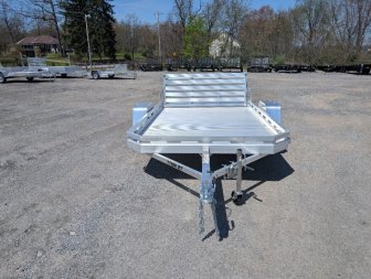 New 2026 Aluma 7710H-Single Axle Bi-Fold Gate Utility Trailer